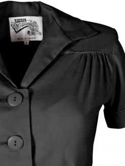 1940s Style Tea Dress Black 9 1940s Style Tea Dress Black -Chic Apparel Shop 1940s style tea dress black p1068 24866 medium