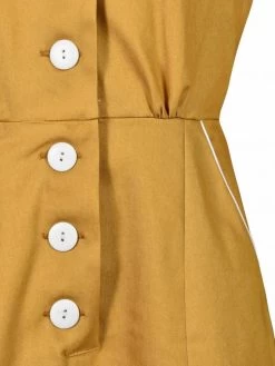 1940s Style Tea Dress Denim Mustard 9 1940s Style Tea Dress Denim Mustard -Chic Apparel Shop 1940s style tea dress denim mustard p5624 24895 medium