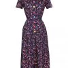 1940s Style Tea Dress Skeletons Navy 2 1940s Style Tea Dress Skeletons Navy -Chic Apparel Shop 1940s style tea dress skeletons navy p6059 26790 medium
