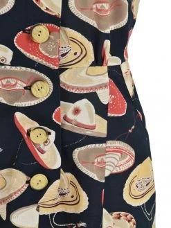 1940s Style Tea Dress Sombrero Large Black 10 1940s Style Tea Dress Sombrero Large Black -Chic Apparel Shop 1940s style tea dress sombrero large black p4792 20782 medium