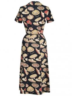 1940s Style Tea Dress Sombrero Large Black 11 1940s Style Tea Dress Sombrero Large Black -Chic Apparel Shop 1940s style tea dress sombrero large black p4792 20783 medium