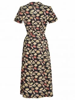 1940s Style Tea Dress Sombrero Mini Black 14 1940s Style Tea Dress Sombrero Mini Black -Chic Apparel Shop 1940s style tea dress sombrero mini black p4793 20779 medium