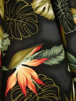 1950s Halterneck Dress Bird Of Paradise Black -Chic Apparel Shop 1950s halterneck dress bird of paradise black p5789 25484 medium