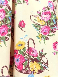 1950s Halterneck Dress Gardener Vanilla -Chic Apparel Shop 1950s halterneck dress gardener vanilla p5839 26686 medium