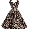 1950s Halterneck Dress Leopard Lux -Chic Apparel Shop 1950s halterneck dress leopard lux p6481 28707 medium