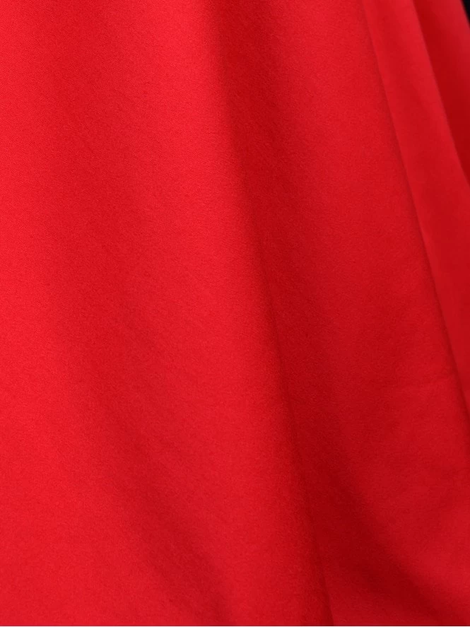 1950s Halterneck Red Sateen Dress 6 1950s Halterneck Red Sateen Dress - Image 4