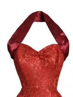 1950s Halterneck Ruby Sparkle Dress 10 1950s Halterneck Ruby Sparkle Dress -Chic Apparel Shop 1950s halterneck ruby sparkle dress p3781 15659 medium