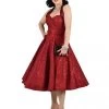 1950s Halterneck Ruby Sparkle Dress -Chic Apparel Shop 1950s halterneck ruby sparkle dress p3781 18422 medium
