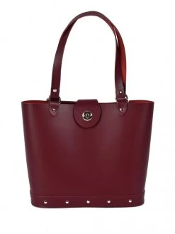 Arizona Burgundy Leather Handbag