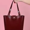 Arizona Burgundy Patent Leather Handbag -Chic Apparel Shop arizona burgundy patent leather handbag p4560 19084 medium