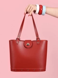 Arizona Red Leather Handbag
