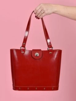 Arizona Red Patent Leather Handbag