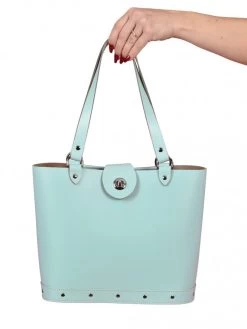 Arizona Turquoise Leather Handbag