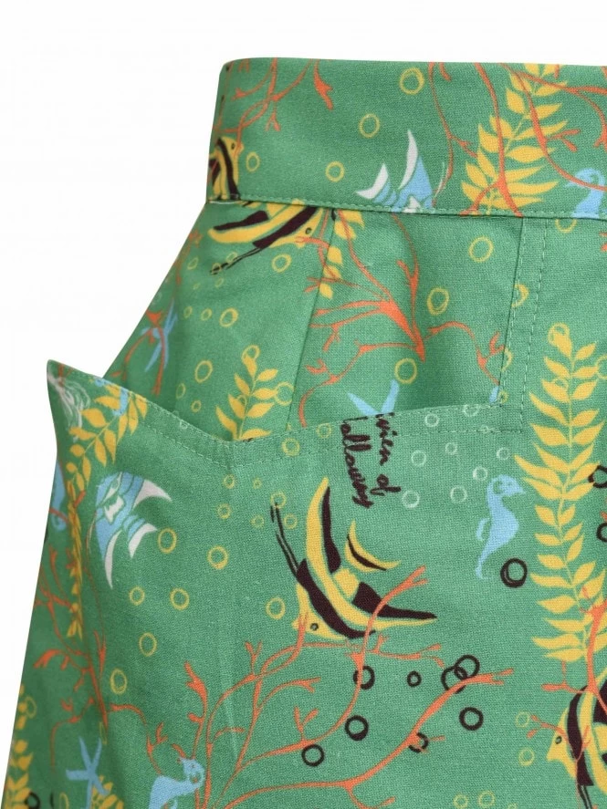 Betty Shorts Angelfish Green 8 Betty Shorts Angelfish Green - Image 6