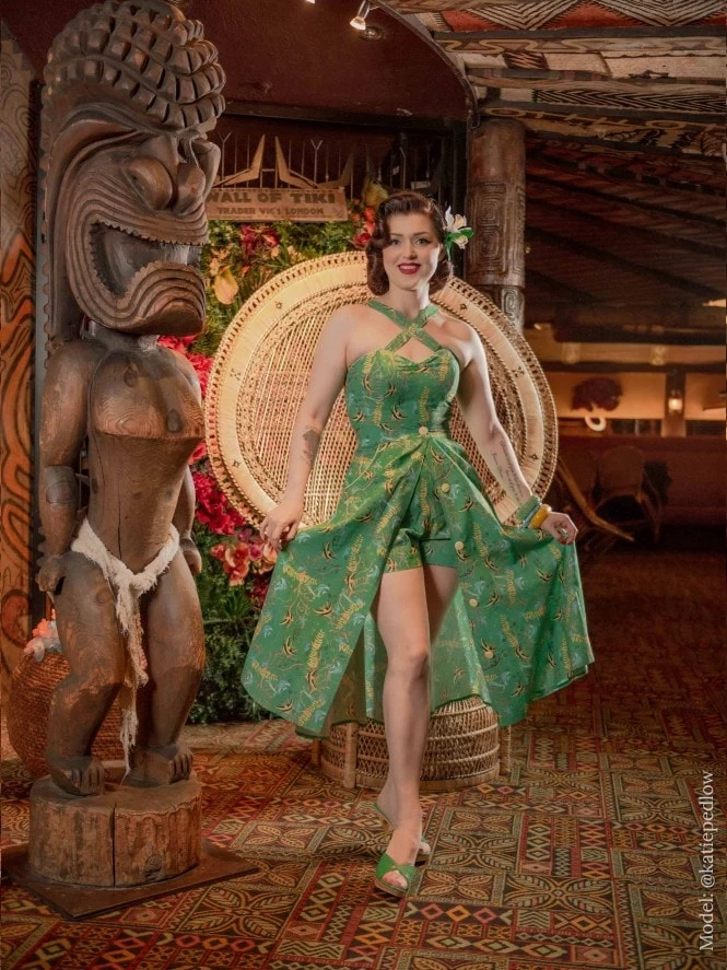 Betty Shorts Angelfish Green 7 Betty Shorts Angelfish Green - Image 5