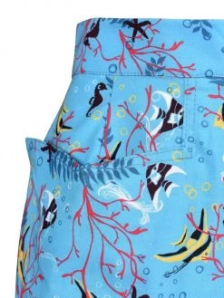 Betty Shorts Angelfish Turquoise -Chic Apparel Shop betty shorts angelfish turquoise p5748 25856 medium