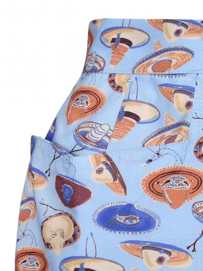 Betty Shorts Sombrero Mini Sky 4 Betty Shorts Sombrero Mini Sky - Image 2