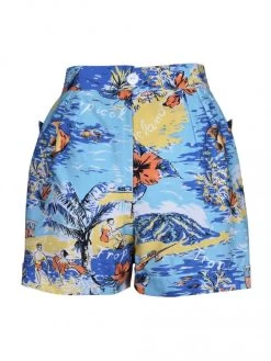Betty Shorts Tropical Island Coral 12 Betty Shorts Tropical Island Coral -Chic Apparel Shop betty shorts tropical island coral p5324 23776 medium
