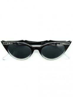 Betty Sunglasses Graduated Black Crystal