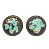 Black/Turquoise Eclipse Confetti Earrings -Chic Apparel Shop black turquoise eclipse confetti earrings p4872 20850 medium