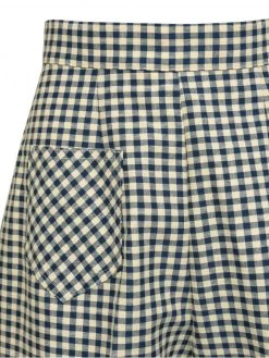 Blue And Cream Gingham Culottes -Chic Apparel Shop blue and cream gingham culottes p5967 26359 medium