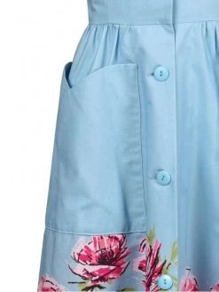 Blue Pink Border Betty Sundress -Chic Apparel Shop blue pink border betty sundress p5654 25907 medium