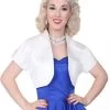 Bolero Satin White Duchess 2 Bolero Satin White Duchess -Chic Apparel Shop bolero satin white duchess p318 10760 medium