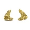 Boomerang Glitter Earrings Gold -Chic Apparel Shop boomerang glitter earrings gold p4258 17881 medium