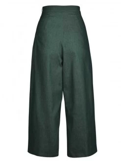 Bottle Green Denim Culottes -Chic Apparel Shop bottle green denim culottes p4930 21834 medium