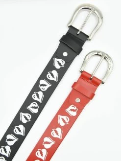 Broken Heart Black Embossed Leather Belt -Chic Apparel Shop broken heart black embossed leather belt p6583 29131 medium