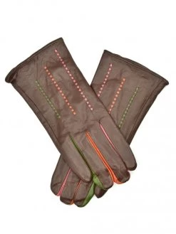 Brown Leather Gloves