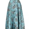 Button Betty Skirt Tiger Fish Blue