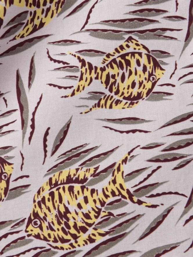 Button Betty Skirt Tiger Fish Grey 6 Button Betty Skirt Tiger Fish Grey - Image 4