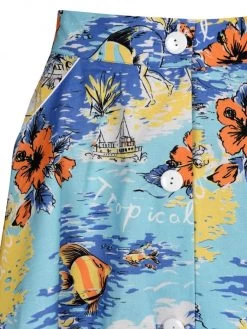 Button Betty Skirt Tropical Island Coral -Chic Apparel Shop button betty skirt tropical island coral p5380 28526 medium