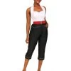 Capri Pants Black Denim -Chic Apparel Shop capri pants black denim p568 23901 medium
