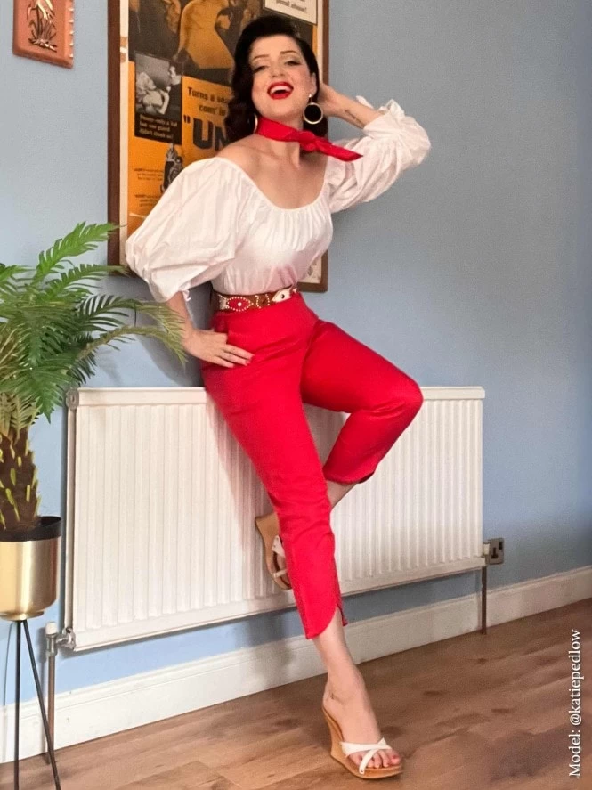 Castaway Pants Red 4 Castaway Pants Red - Image 2