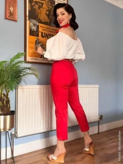 Castaway Pants Red 9 Castaway Pants Red -Chic Apparel Shop castaway pants red p6374 28533 medium