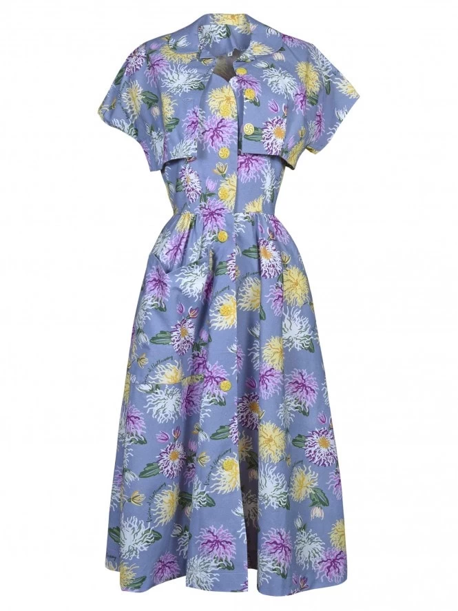 Chrysanthemum Lilac Betty Sundress 5 Chrysanthemum Lilac Betty Sundress - Image 3