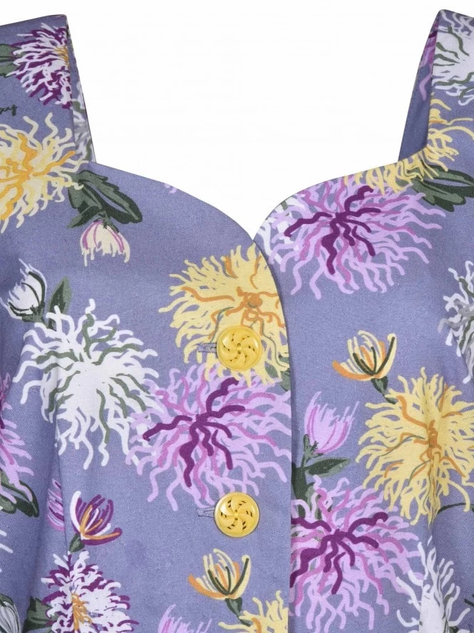 Chrysanthemum Lilac Betty Sundress 8 Chrysanthemum Lilac Betty Sundress - Image 6