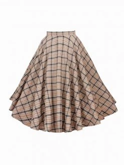 Circle Skirt Biscuit Tartan -Chic Apparel Shop circle skirt biscuit tartan p3114 15474 medium