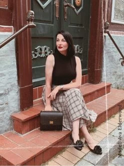 Circle Skirt Biscuit Tartan -Chic Apparel Shop circle skirt biscuit tartan p3114 17505 medium