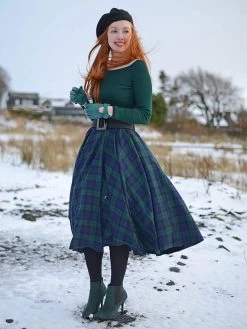 Circle Skirt Blackwatch Tartan