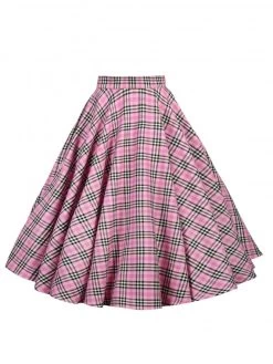 Circle Skirt Bubblegum Tartan 8 Circle Skirt Bubblegum Tartan -Chic Apparel Shop circle skirt bubblegum tartan p5525 24298 medium