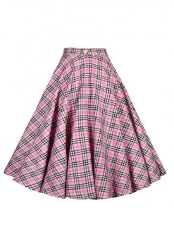 Circle Skirt Bubblegum Tartan 10 Circle Skirt Bubblegum Tartan -Chic Apparel Shop circle skirt bubblegum tartan p5525 24300 medium