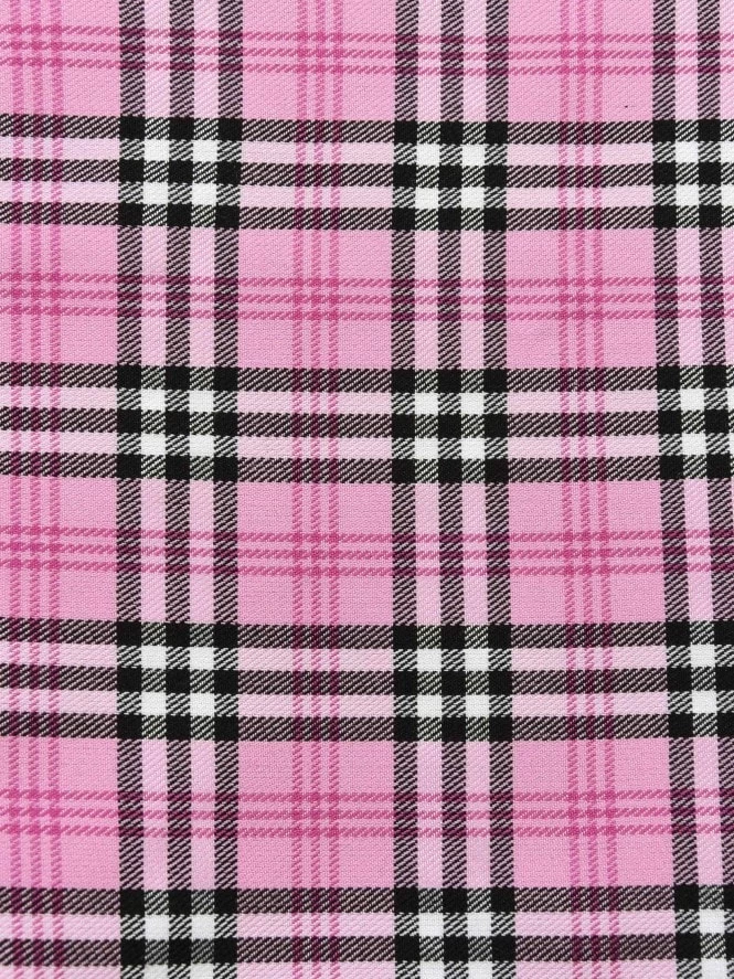 Circle Skirt Bubblegum Tartan 7 Circle Skirt Bubblegum Tartan - Image 5