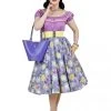 Circle Skirt Chrysanthemum Lilac -Chic Apparel Shop circle skirt chrysanthemum lilac p4606 19501 medium