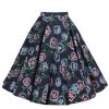 Circle Skirt Floral Spray Blue -Chic Apparel Shop circle skirt floral spray blue p4788 20599 medium