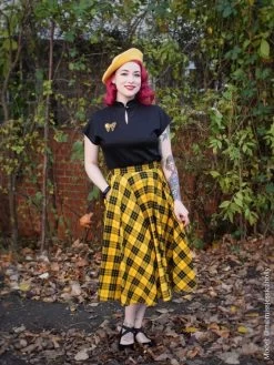 Circle Skirt Harlequin Tartan