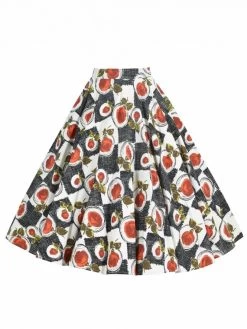 Circle Skirt Rose Scribble