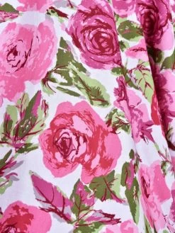 Circle Skirt Roses In Bloom Pink -Chic Apparel Shop circle skirt roses in bloom pink p5286 23267 medium